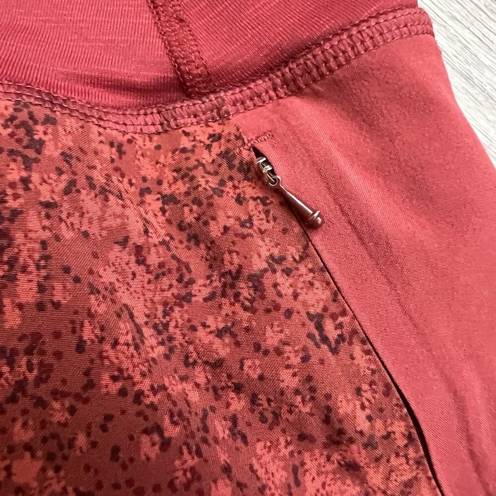 Outdoor Voices Womens Hudson Shorts Sz M Lined Pebbled Rust Gym Running Fitness - Picture 4 of 7